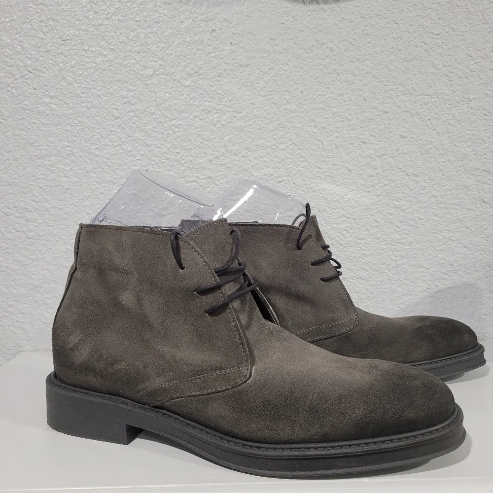 To Boot New York Adam Derrick Danil Chukka Men Size 7 Gray Suede Lace Up